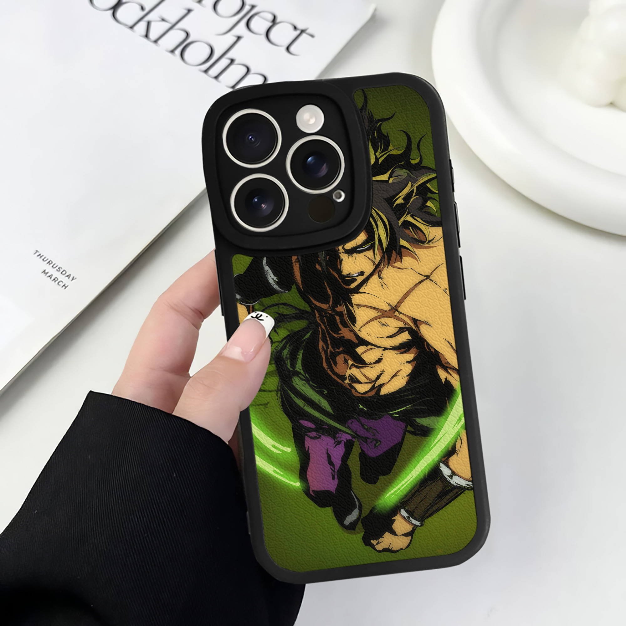 （画像用） ドラゴンボール DRAGON BALL 【iPhone 16シリーズ対応】シリコンスマホケース（レザー調） 材質：シリコン